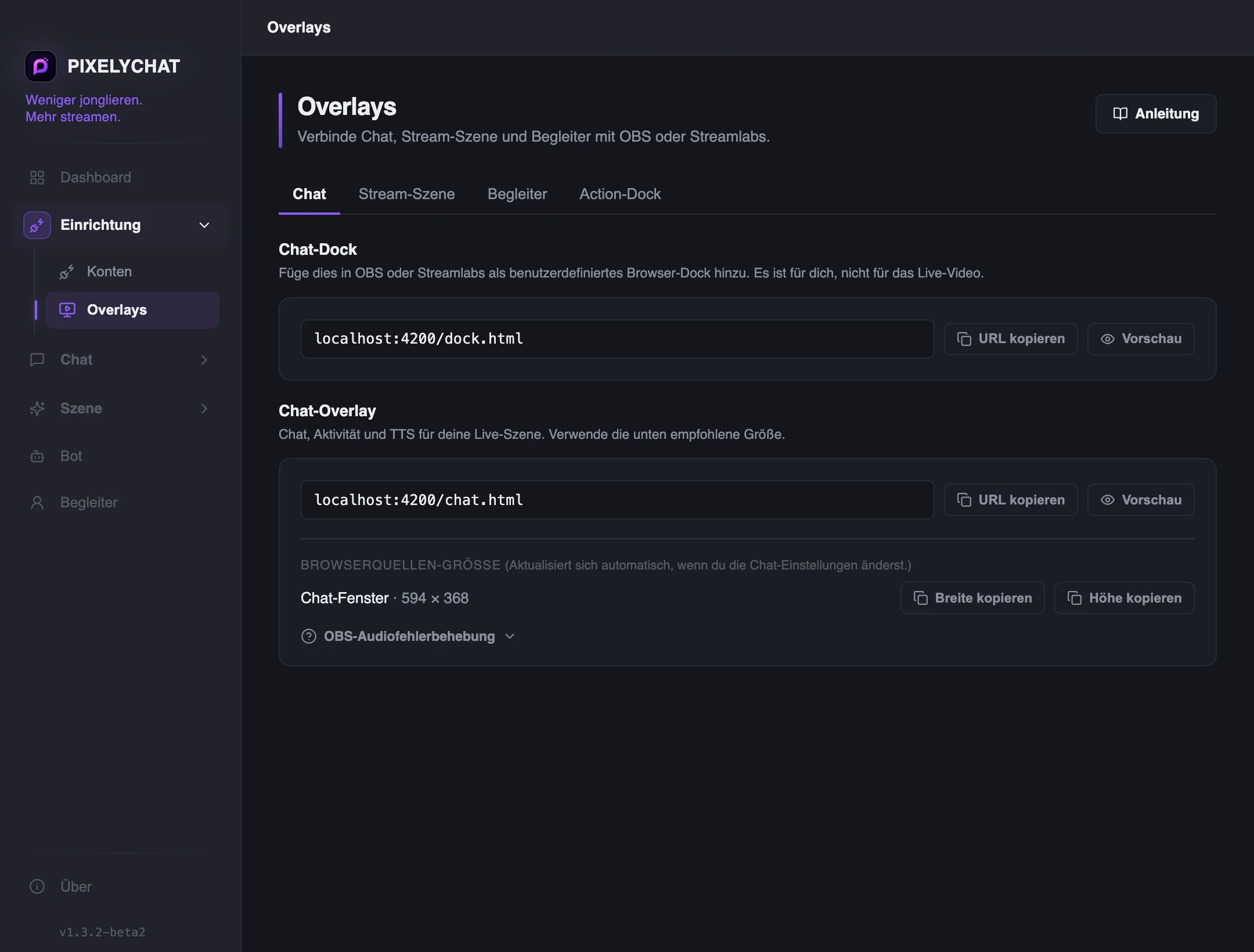 Chat-Overlay-Quelle