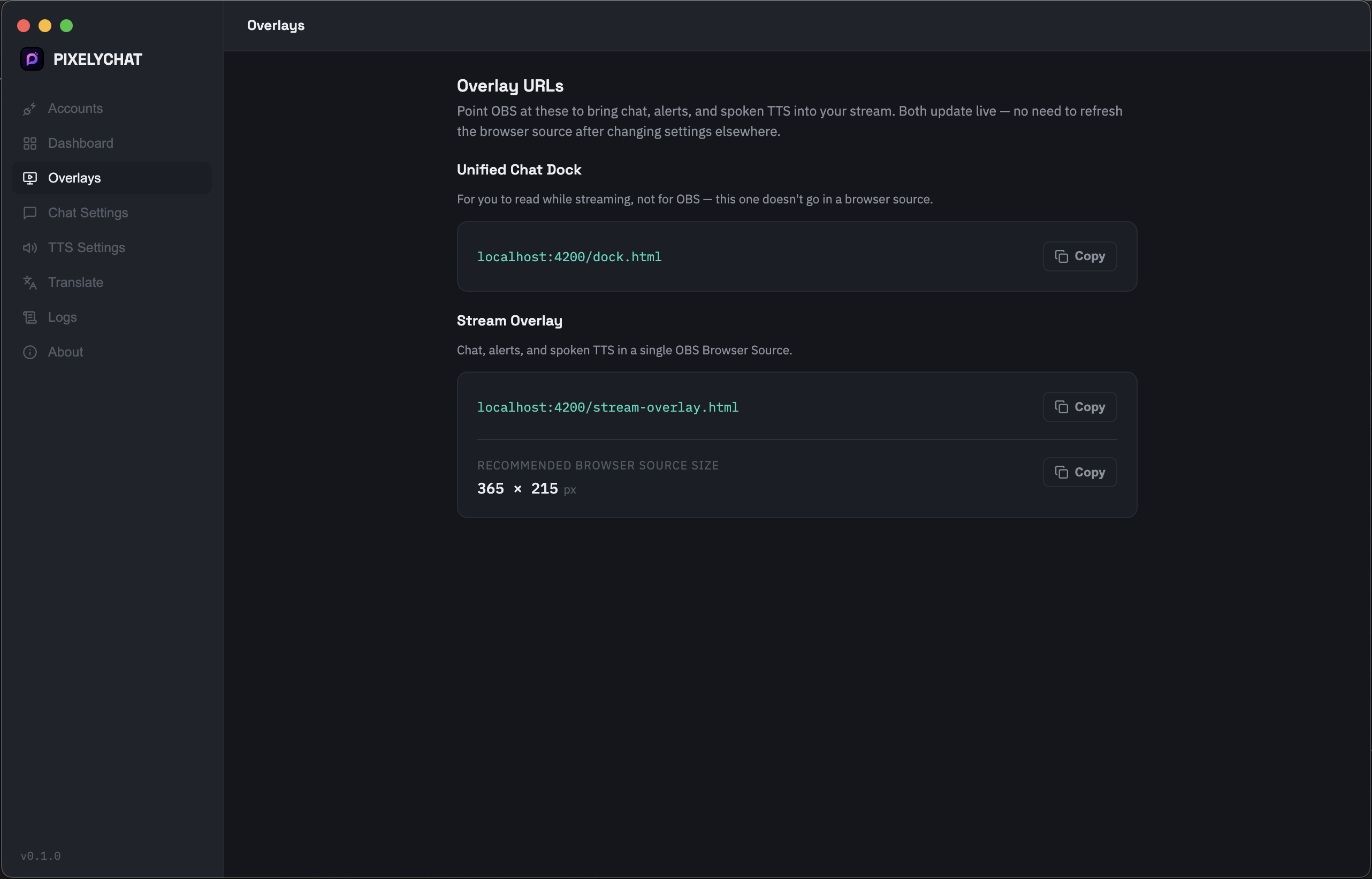 Overlay Link Generator