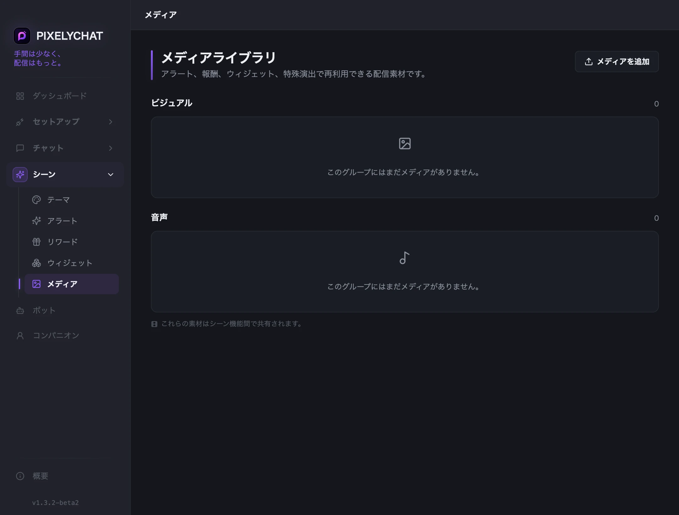 メディアライブラリ