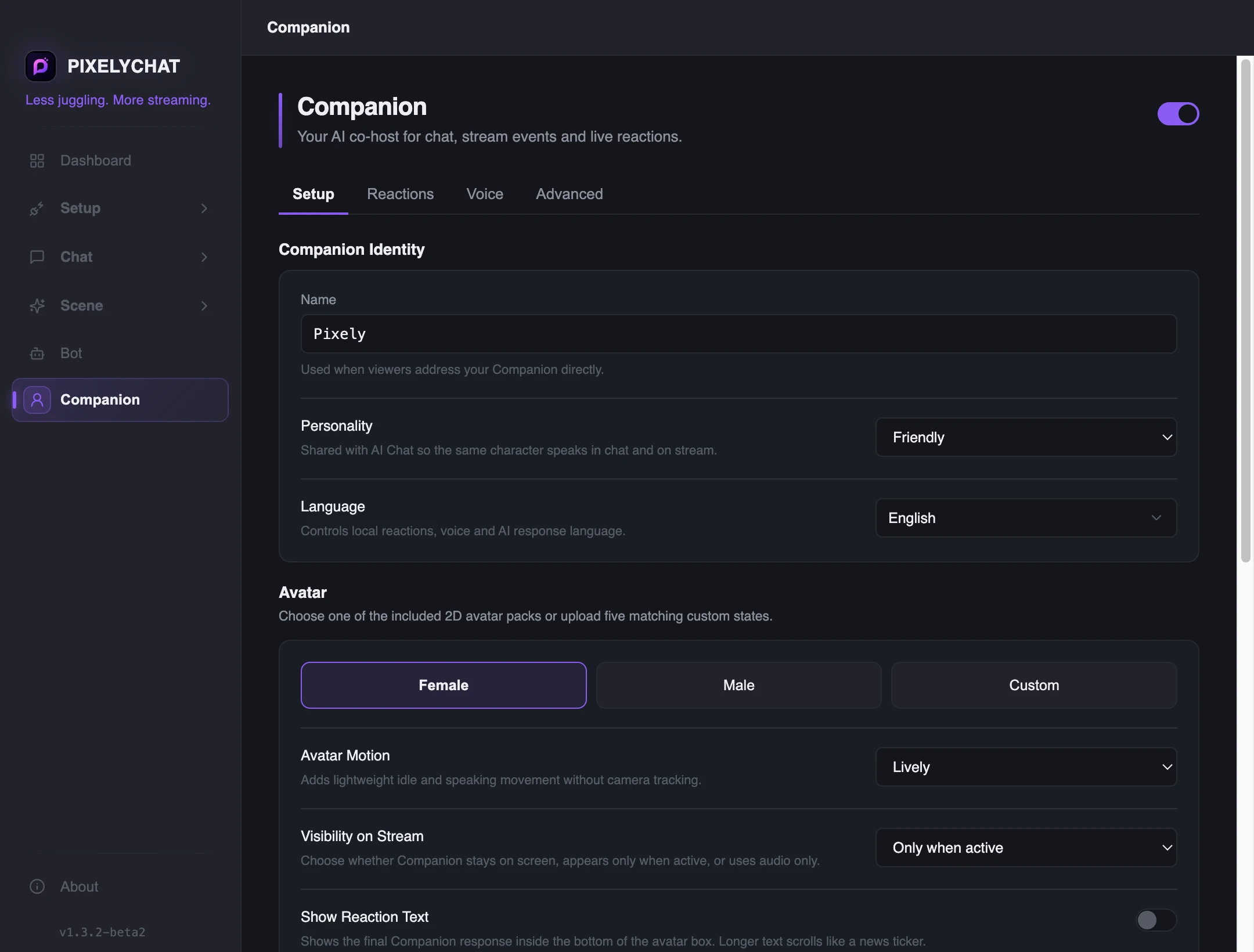 Companion overview