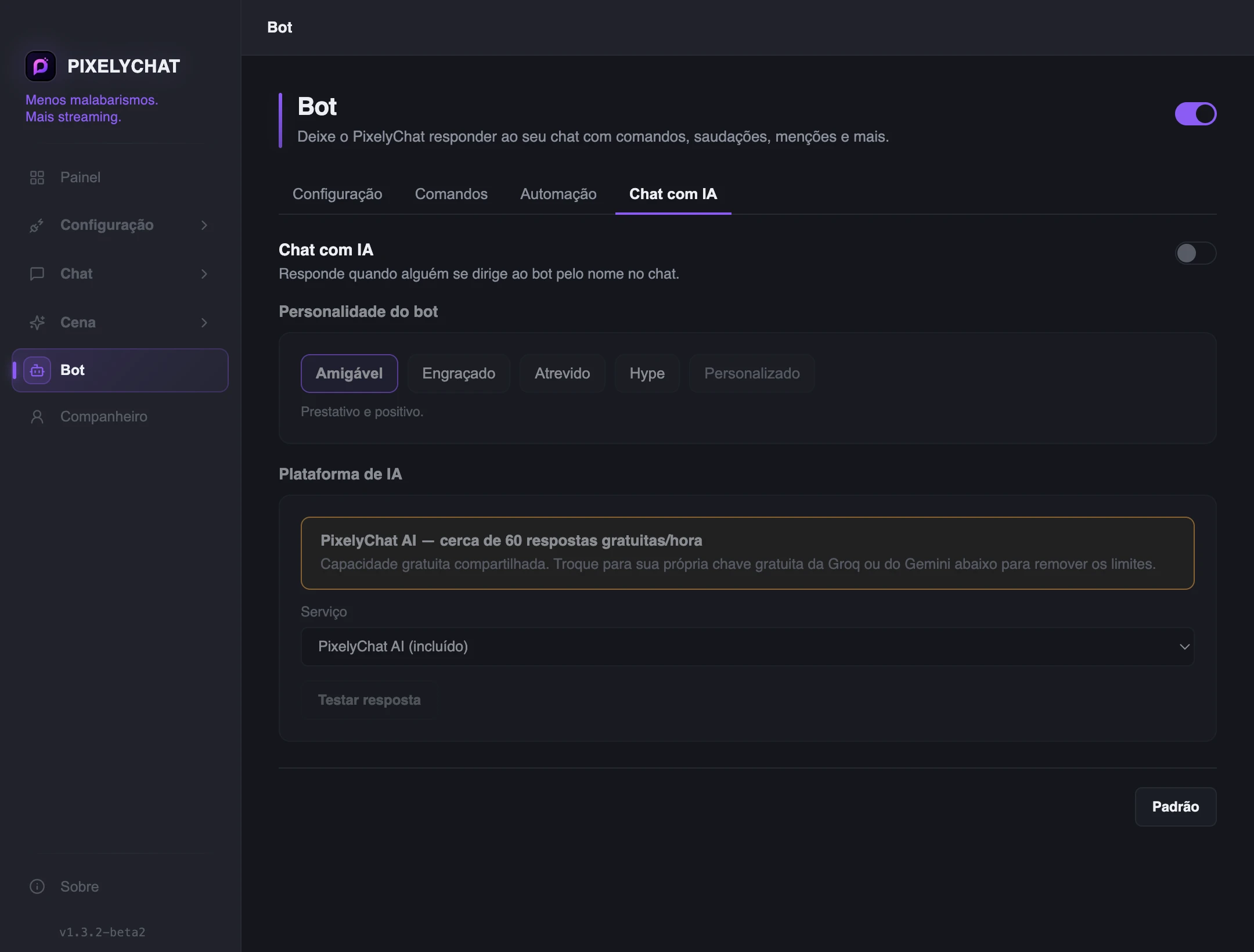 Chat com IA do Bot